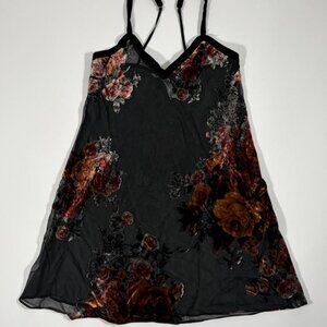 See - Thru Floral Slip Dress